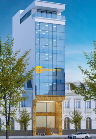 Bán tòa nhà vp 9 tầng mặt phố vọng giải phóng dt 100m2 mt 6.5m. giá 58 tỷ