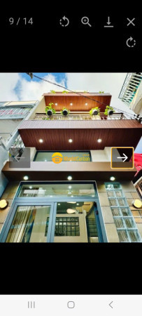 Nhà hẻm ba gác, 26m2, 4 lầu, phú nhuận, giá 6.65 tỷ.