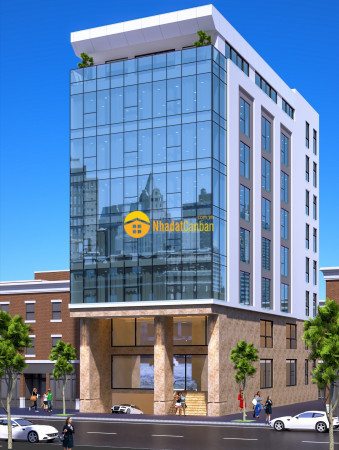 Cho thuê tòa văn phong 8 tầng mp lê trọng tấn hà đông dt 201m2. giá 300 trth