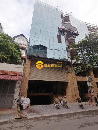 Bán toà văn phòng mặt phố hoàng ngân dt 220m2 9 tầng mt 10m. giá 150 tỷ