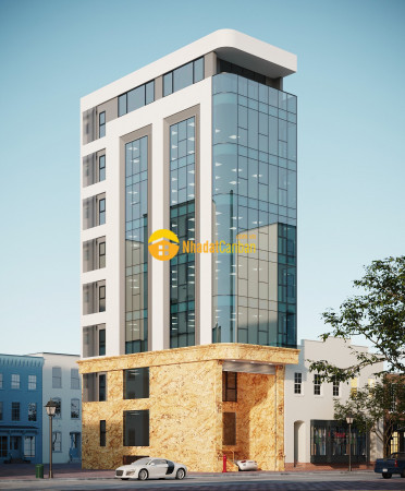 Bán tòa nhà văn phòng 8 tầng mặt phố quang trung dt 146m2. lô góc 3 mặt. giá 75 tỷ